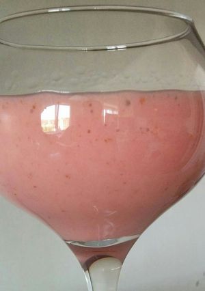 A picture of Strawberry mousse.