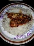 Chicken with honey brown sauce