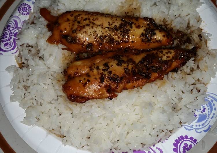 Easiest Way to Make Favorite Chicken with honey brown sauce
