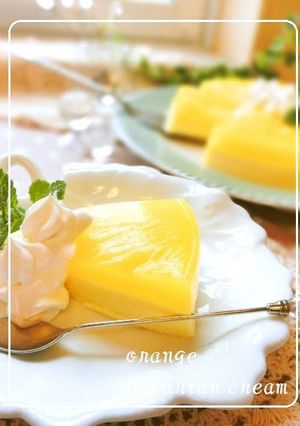 A picture of 2 Layer Bavarois Jello.