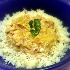 A picture of Sophie's super easy Thai red curry.