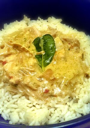 A picture of Sophie's super easy Thai red curry.