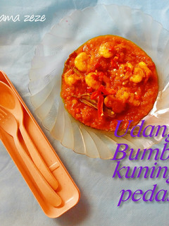 Foto resep Udang bumbu kuning