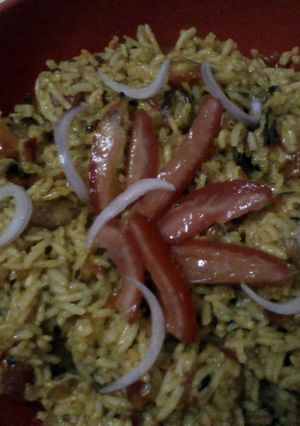 A picture of Tomato rice.