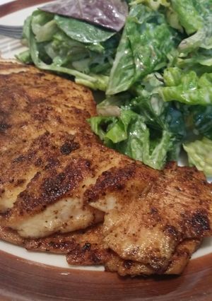 A picture of Quick and Easy Spiced Chicken Breast.