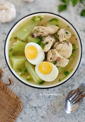 Foto resep Sup Ayam Jahe Labu Siam