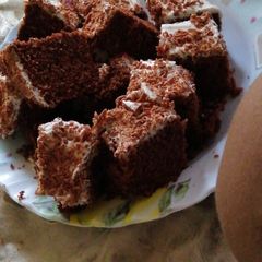 A picture of Simple choclate cake#flourchallenge#wheat.