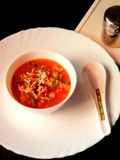 A picture of Minestrone Soup From Homemade Vegetable Stock.
