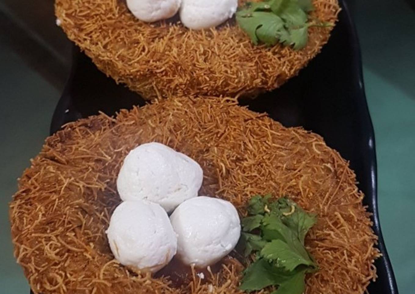 Aloo Paneer Bird nest