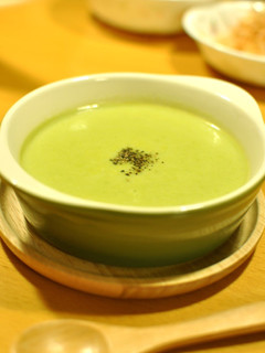 A picture of Thick and Creamy Fava Bean Potage Soup.