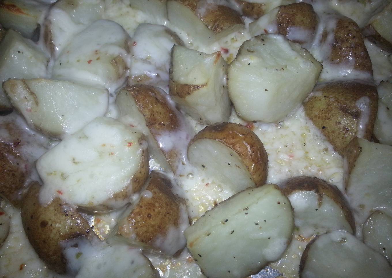 beat the potatoes