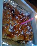 apple coffee cake with caramel sauce