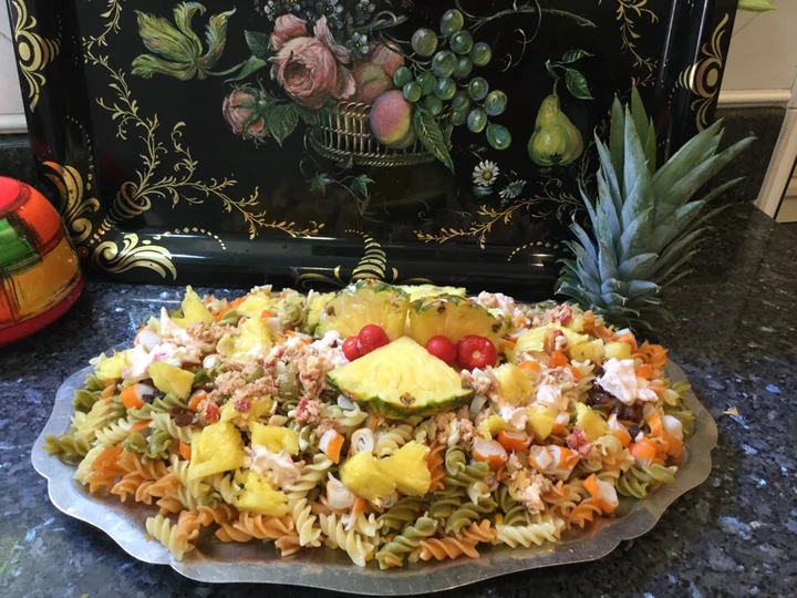 Receta Ensalada de pasta rizos  que Muy delicioso