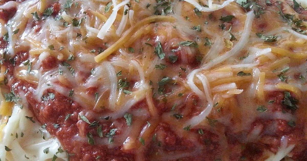 Creamy Mozzarella Linguine With Corned Beef Recipe by *Poisonhoney* Cookpad