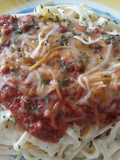 Creamy Mozzarella Linguine With Corned Beef