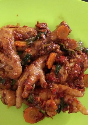 Foto resep Ceker+Sayap Pedas Manis