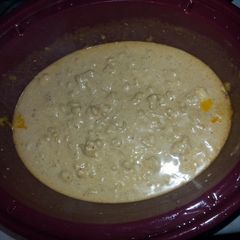 Crock pot taco mac n cheese A picture of Crock pot taco mac n cheese.
