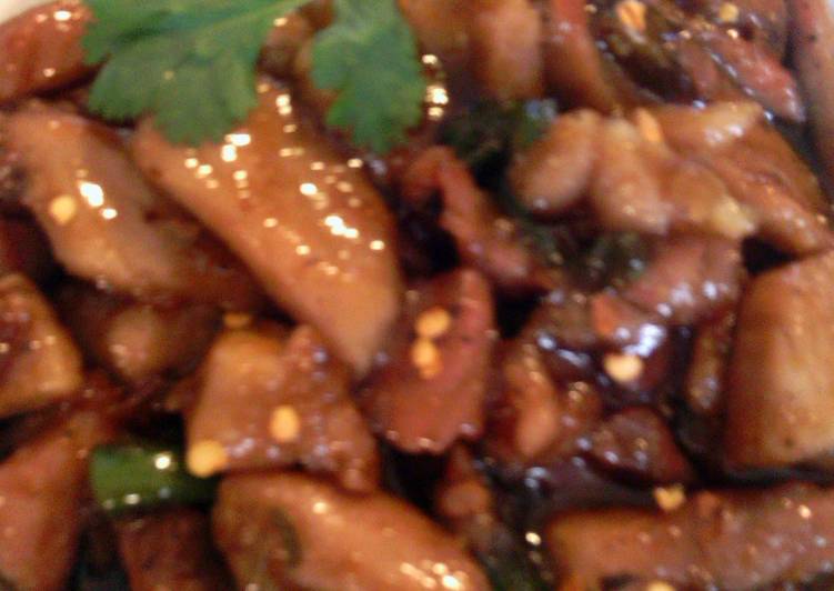 tender pork teriyaki