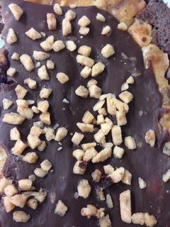 A picture of Peanut Butter Toffee Cheesecake Brownie.