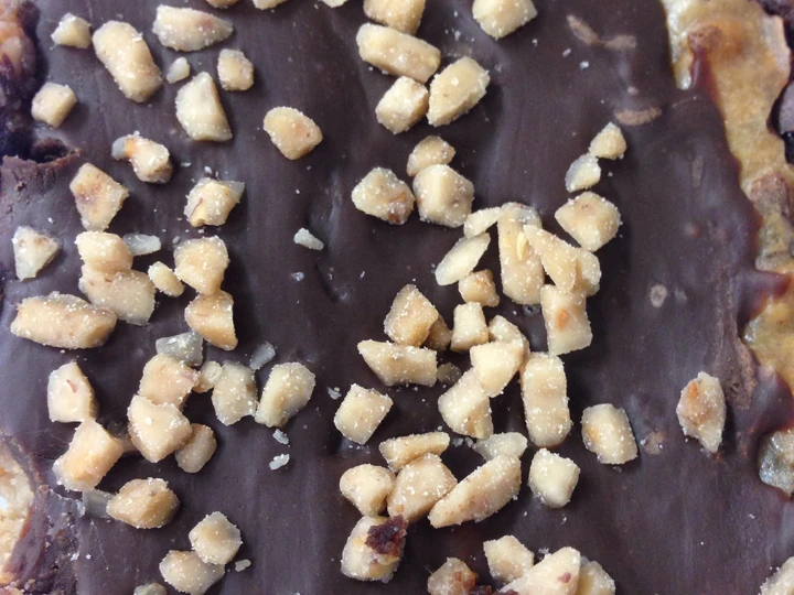 Easy Ways Prepare|Recipe} Peanut Butter Toffee Cheesecake Brownie the Drool, Perfect