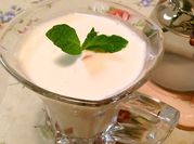 A picture of lychee milk