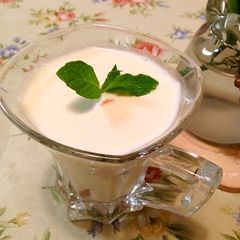 A picture of Lychee Panna Cotta.