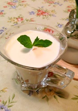 A picture of Lychee Panna Cotta.