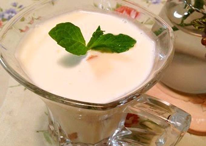 Steps to Make Creative Lychee Panna Cotta for Vegetarian Food
