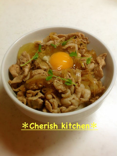A picture of Easy Pork Rice Bowl.