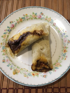 Una foto de Tamales de mole improvisados