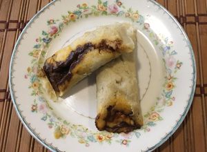 Una foto de Tamales de mole improvisados