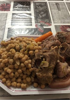 Una foto de Cocido de garbanzos