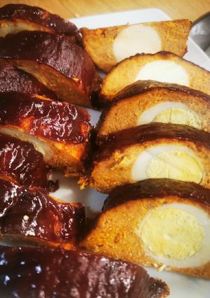 Bbq egyben sült fasírt recept fotója