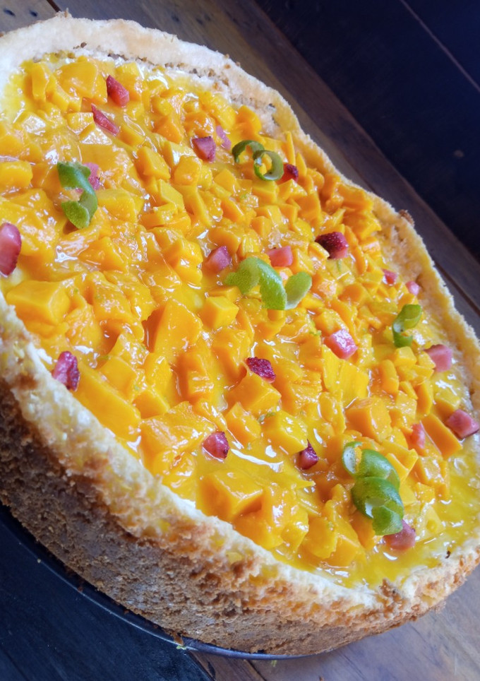 Una foto de Cheesecake mango 🥭