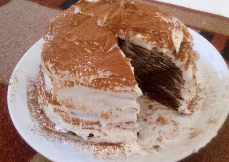 Resep Chocolate crepes cake, Enak Banget