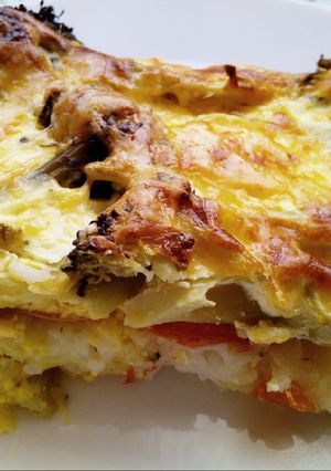 Rakott Brokkoli (Hús-, és Élő hagymamentes) recept fotója