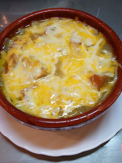 Una foto de Sopa de cebolla