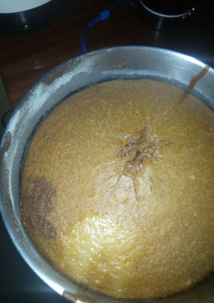 A picture of Marble lemon cake#authormarathon.