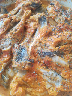 Una foto de Merluza en salsa de tomate natural