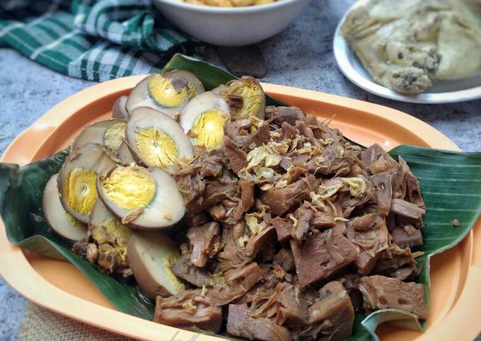 Yuk intip, Bagaimana cara bikin Gudeg Solo (tanpa santan)  enak