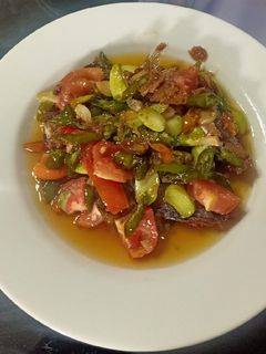 Foto resep Tumis ikan asin peda