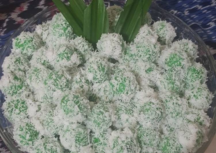 resep cara mengolah Klepon kenyal no kapur