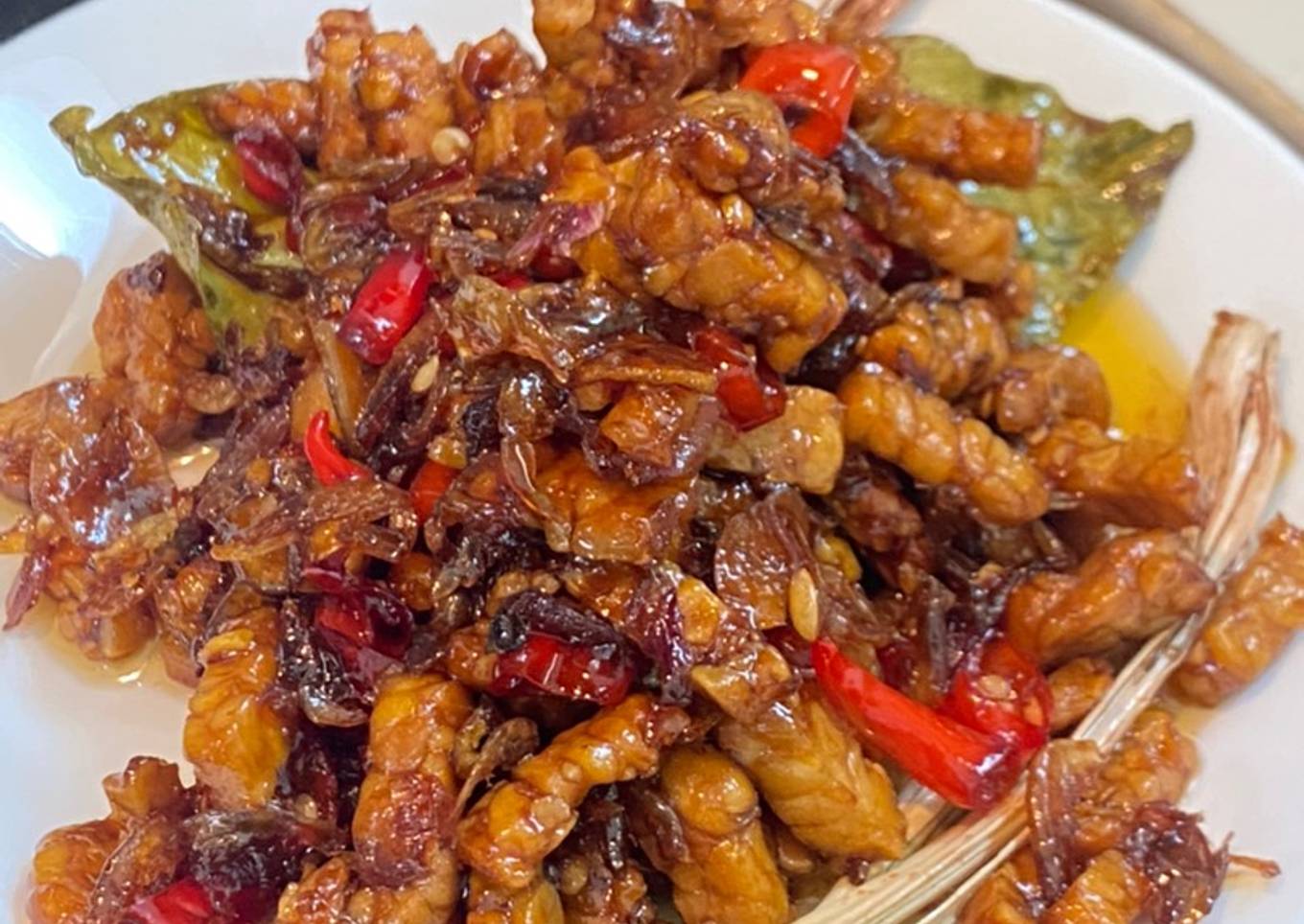 Tempe Orek Udang Rebon / Kering Tempe