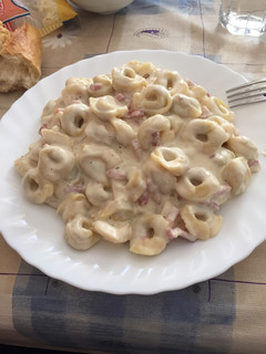 Una foto de Pasta carbonara