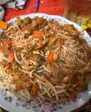 Fideos con muchas cosas!