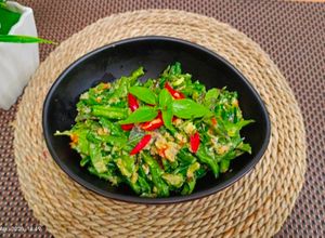 Foto resep 248. SAMBEL PENCOK KACANG PANJANG KHAS SUNDA | PEDAS GURIH & BIKIN BOROS NASI
