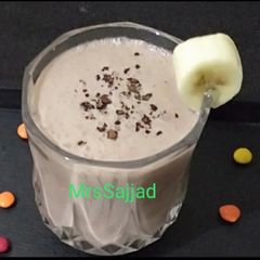 A picture of Chocolate Banana Milkshake.