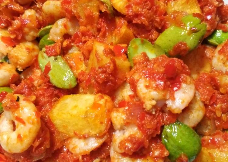 Resep Udang petai balado oleh riri - Cookpad