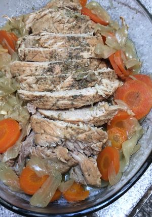 Una foto de Pulpa de cerdo a la cacerola 🥘🐖🥕
