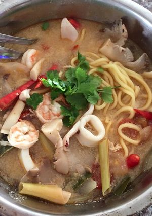 รูปของ บะหมี่ไข่ต้มยำ 